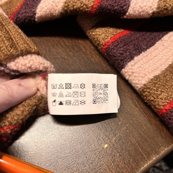 ZARA Kids Wool Striped Sweater Toddler Girls Heavyweight 100% Wool *PLEASE READ - Picture 7 of 7